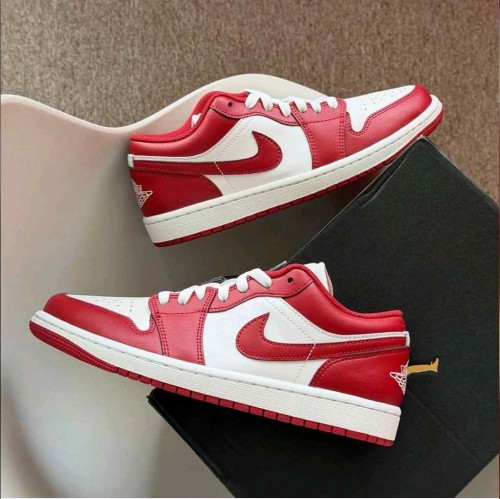 Nikke Air Jordan 1 Low Gym Red White