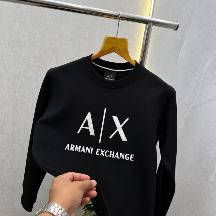 Arrwa% Exchange AX Black 01 Premium Sweatshirt 583
