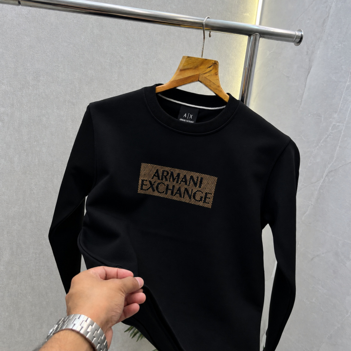 Arrwa% Exchange AX Black 02 Premium Sweatshirt 583