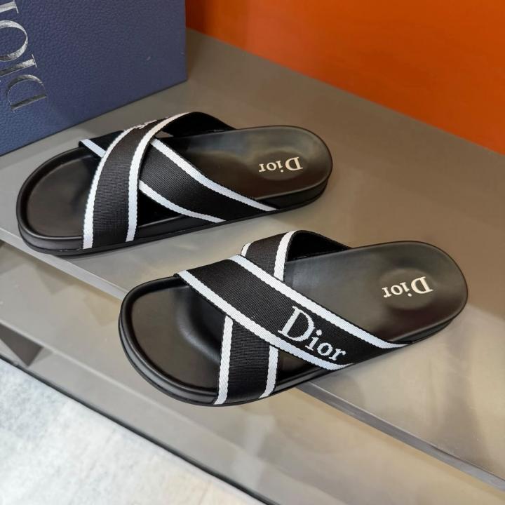 Diyoriviera Diyor Aqua Sandal Black & White Technical Fabric