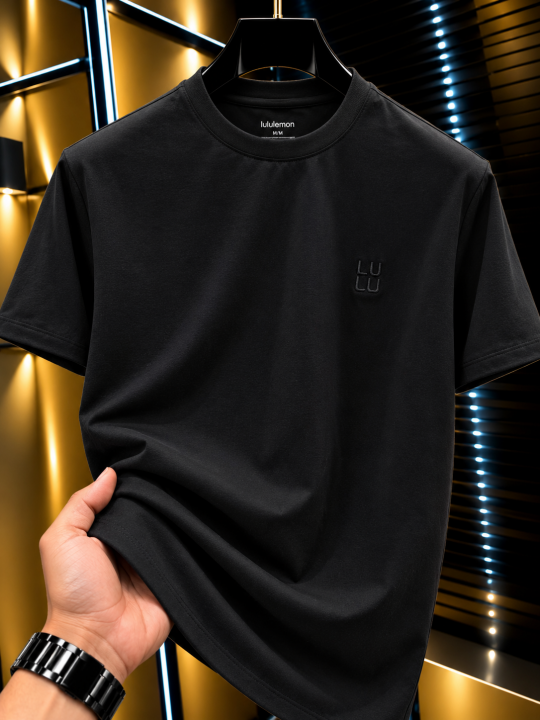 Lululeman Round Neck T-shirt Black