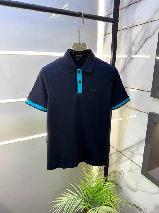 Boss Navy Collar Neck Premium Polo T-shirt F2996-NY