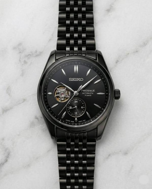 Seiko presage SPB471 Automatic Full Black - Image 3