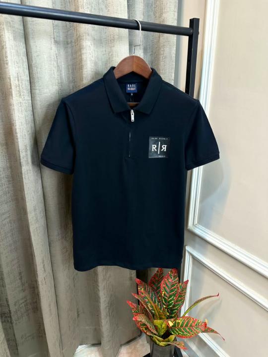 Rar_e Rabbit Black Premium Imported Classic Polo T-Shirt(1461)