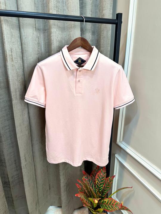 Rar_e Rabbit Pink Premium Imported Classic Polo T-Shirt(1470)