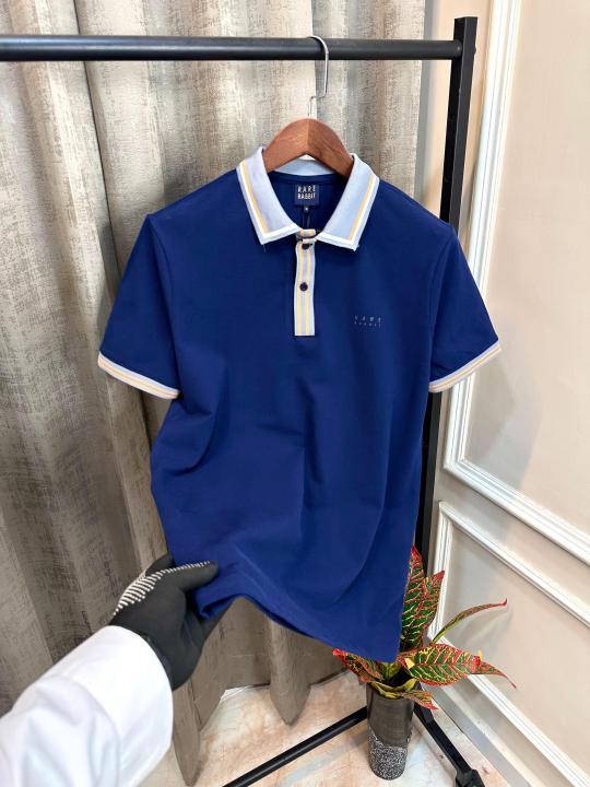 Rar_e Rabbit Navy Blue Premium Imported Classic Polo T-Shirt(1473)