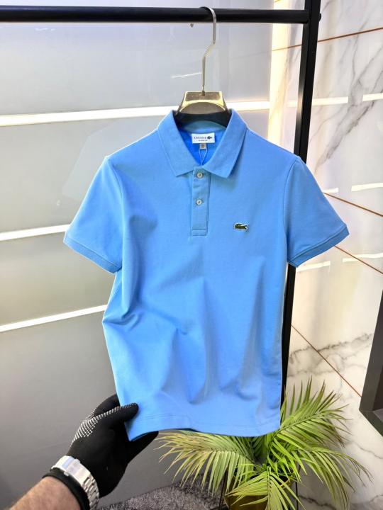 Lacost  Sky Polo Premium Collar Neck T-shirt F3620-SK
