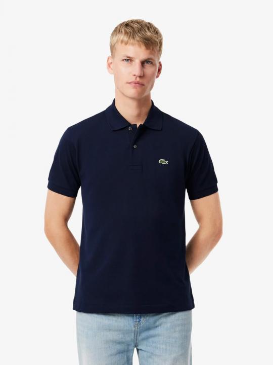 Lacost  Navy Polo Premium Collar Neck T-shirt F3620-NY
