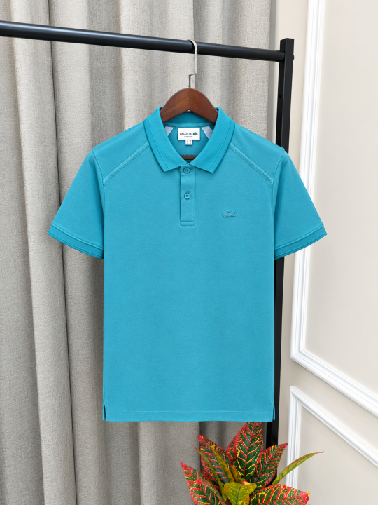 Lacost Blue Premium Imported Store Article Polo T-Shirt(1579)