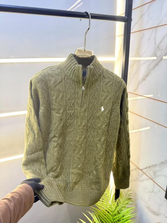 Ralf Lauren Brown Imported knitted Super Premium Pullovers F4151-BR