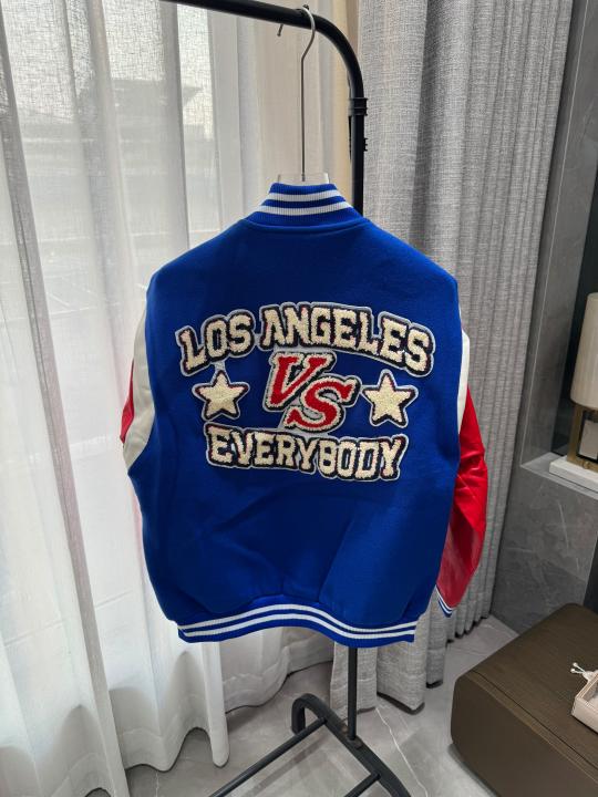 Los Angeles 100% Imported All Over Heavy Patch Very Premium Varsity Jacket MR556