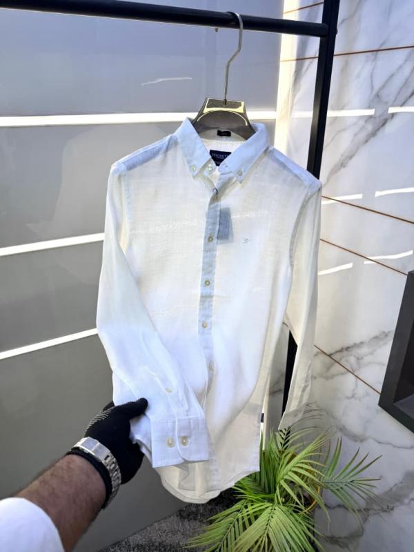 Hacke Linen White Premium Shirt F4032-WH