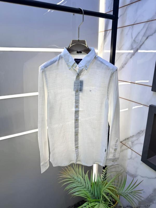 Hacke Linen White Premium Shirt F4032-WH