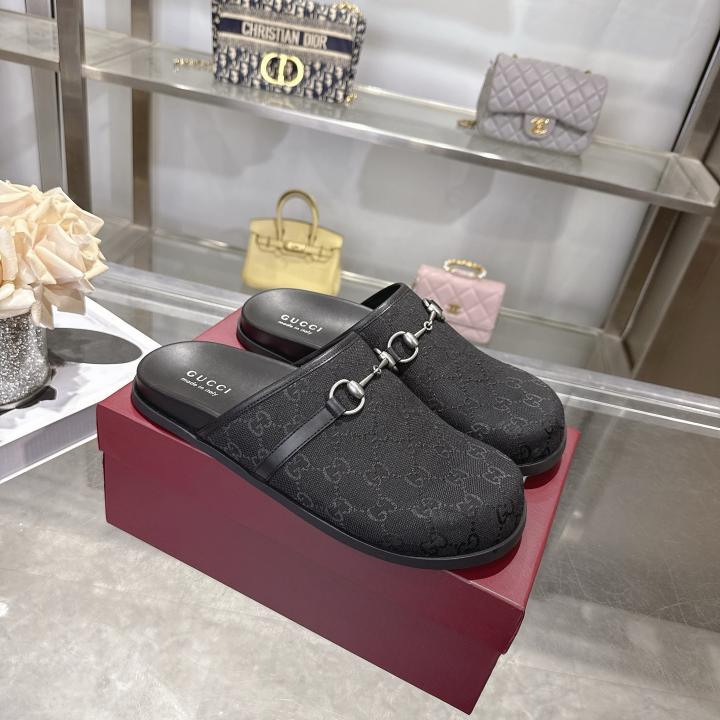 Gucc HorseBit Mules For Men Premium Black
