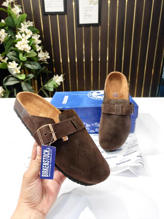 Birkenstock Boston Brown Suede Top Quality