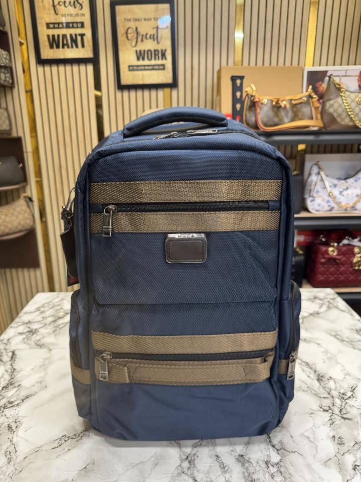 Tumi Alpha Bravo Utility Backpack (Blue) (T85610)