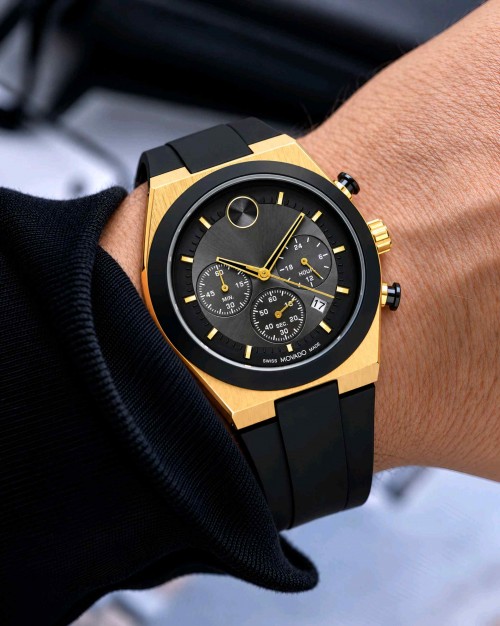 MOVADO BLACK GOLD F1010