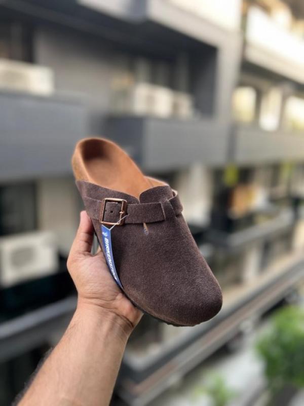 BIRKENSTOCK BOSTON  Suede Brown