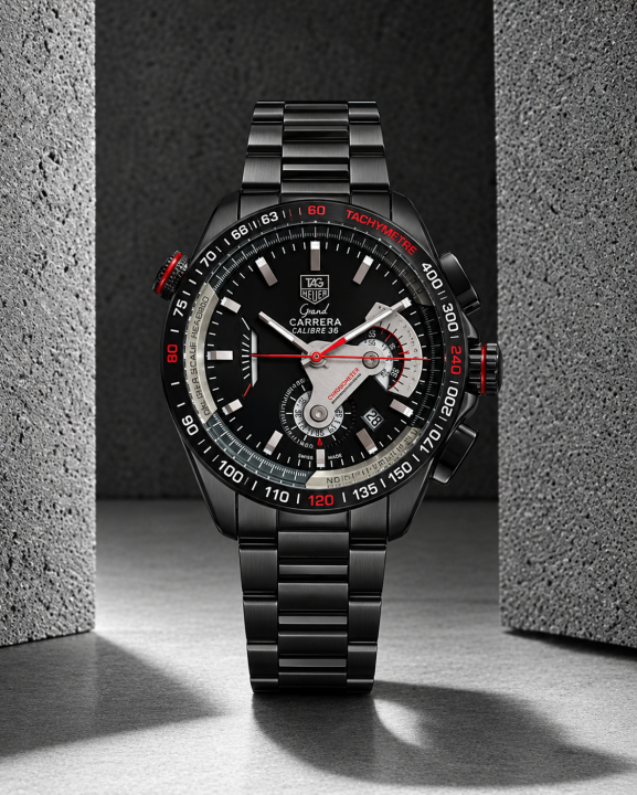 Tag Huer carrera caliber 36 Japan black