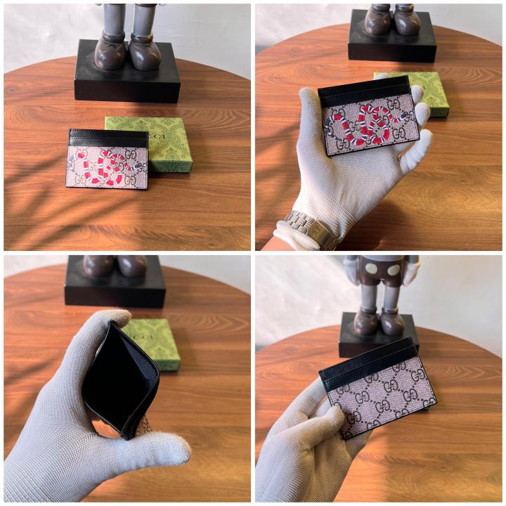 Guchi mens premium quality card holder with OGBOX New Sale