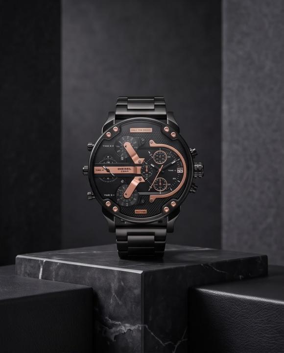 Diesal Mr. Daddy 2.0 Chronograph Watch Japan watch heavy quality