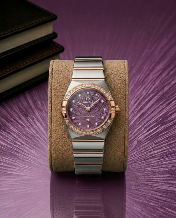Omeg Ga Constellation Quartz Luxury Watch Dimond