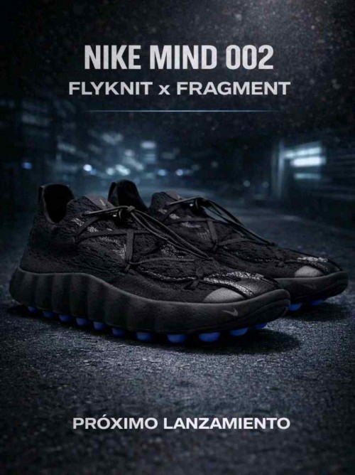 Nikke Mind 002 Flyknit Fragment Black