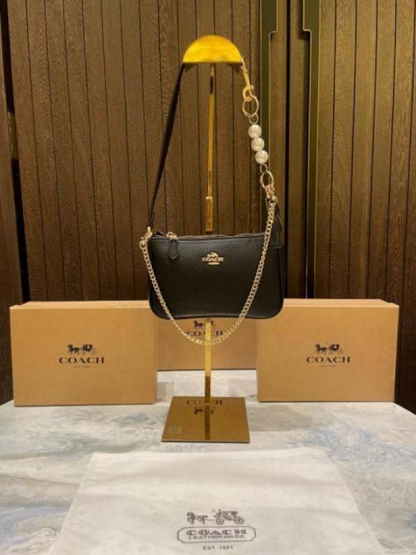 coac Nolita shoulder bag with pearl charm with box etc...983