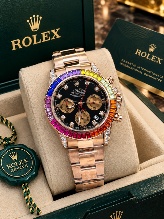 Rollex Daytona rainbow edition