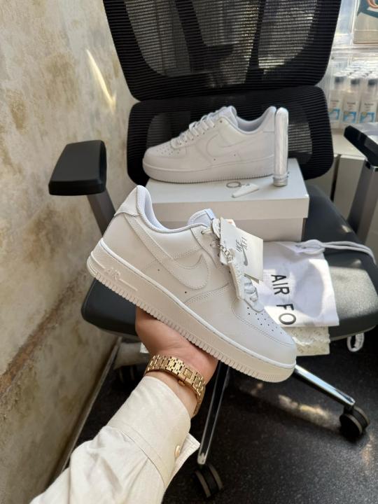 Nik airforce 1 first leather ua mens with bag keychain bottle lace Air force