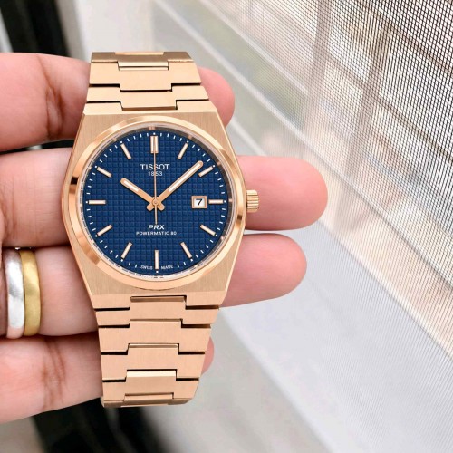 TISOT PRX ROSE GOLD JAPANESE BACK OPEN F1020