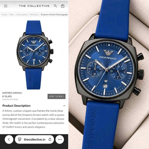 EMPORIO ARRWA%! CHRONOGRAPHY F1033