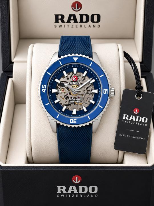 Raado Captain Cook Automatic. Blue and blue bazzle