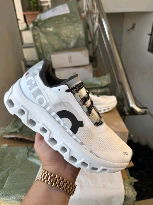 On Cloud Monster 3 White Black