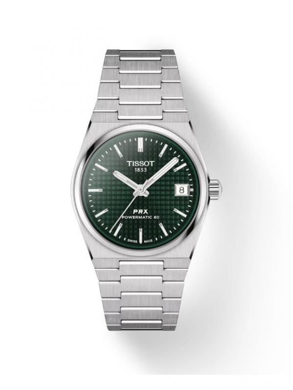 Tissoot PRX Powermatic 80 Silver Green Dial