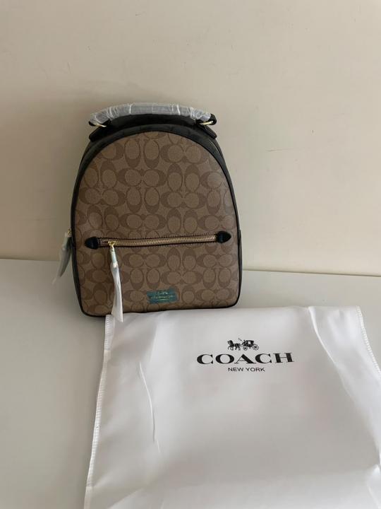Coacch signature small monogram backpack with dust bag(13006-Deep-card)