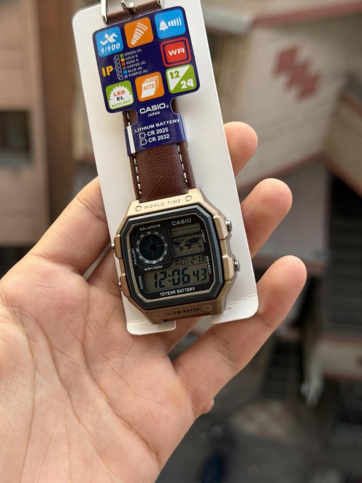 CASIO ILLUMINATOR WORLD TIME METAL QUALITY