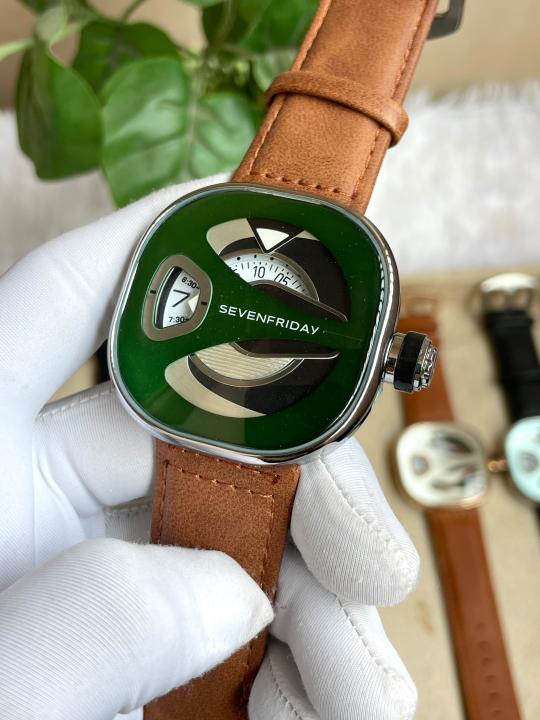 SEVEN FRIDAY M Series Green Silver Brown AT529