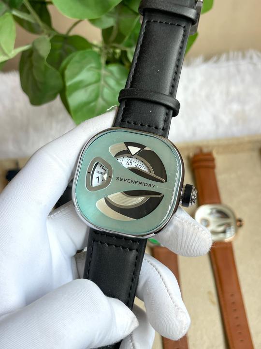 SEVEN FRIDAY M Series Tiffany Silver Black AT529