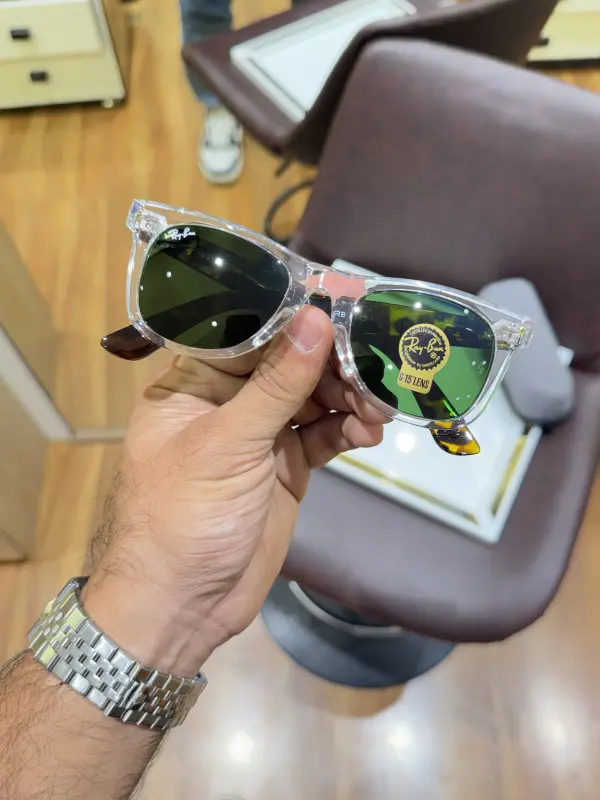 Rey ban 2140 slant white tiger green