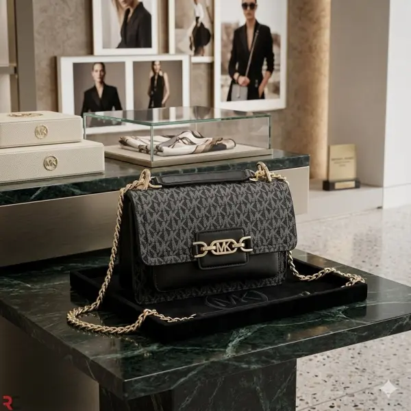 M/icheall Kors MK Heather Crossbody Bag With Ogbox Dustbag