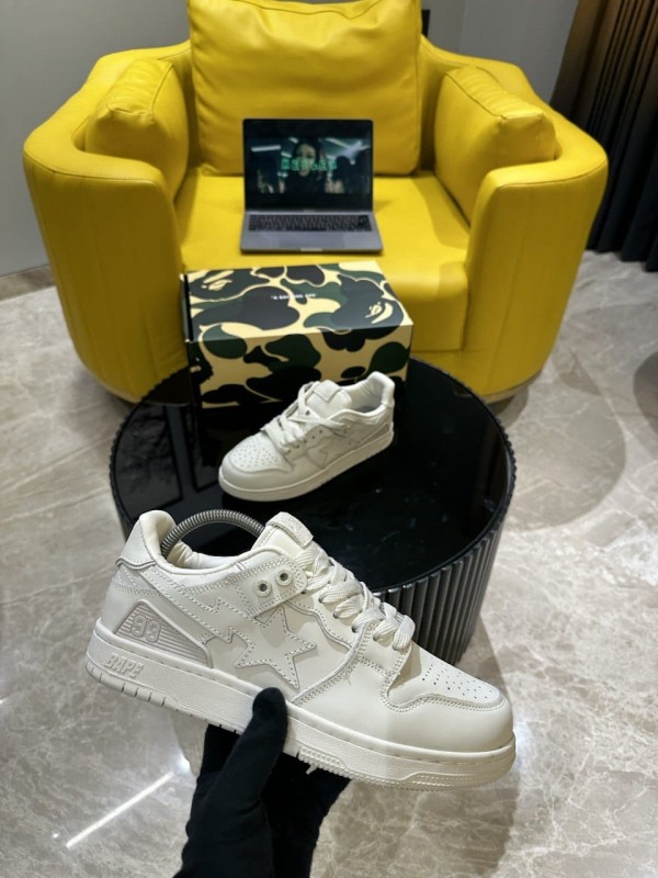 靴 BAPE SK8 STA Triple White Upcoming BAPE SK8 STA Pack Gets a Monochromatic Look – SoleSavy