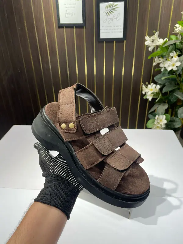 Cat Premium Sandals Brown