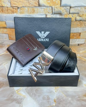 ARMAN_I B_BELT & WALLET WITH  OG BOX
