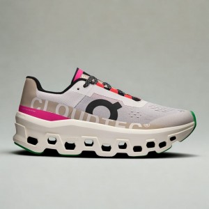 On CLOUDMONSTER Silver Ivory 