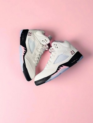 Ni_ke air jordan 5 medium soft pink womens