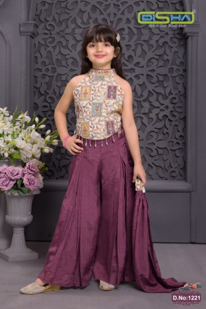 GIRLES CHOLI WITH PLAZO 