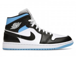 NIK.E AIR JORDAN 1 MID UNIVERSITY BLACKWHITE
