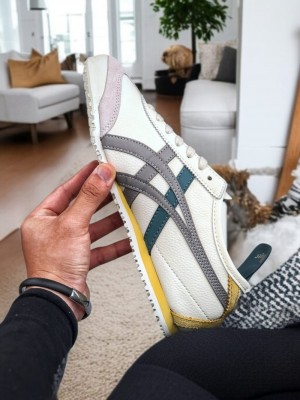 O_nitsuka tiger Mexico 66 White Grey Blue Yellow