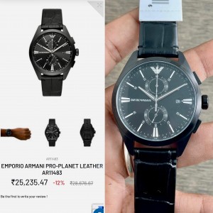 Emporio Arman_i AR11483 Leather Chrono 